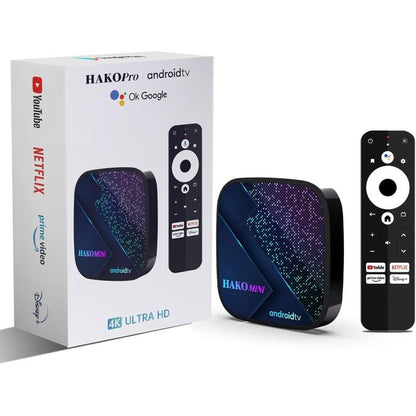 Google & Netflix certified TV Box Hako Pro Android 11 4K UHD with DSTV Now