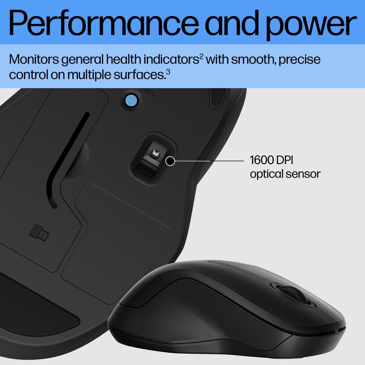 HP 235 Slim Wireless (2.4GHz or Bluetooth) Mouse