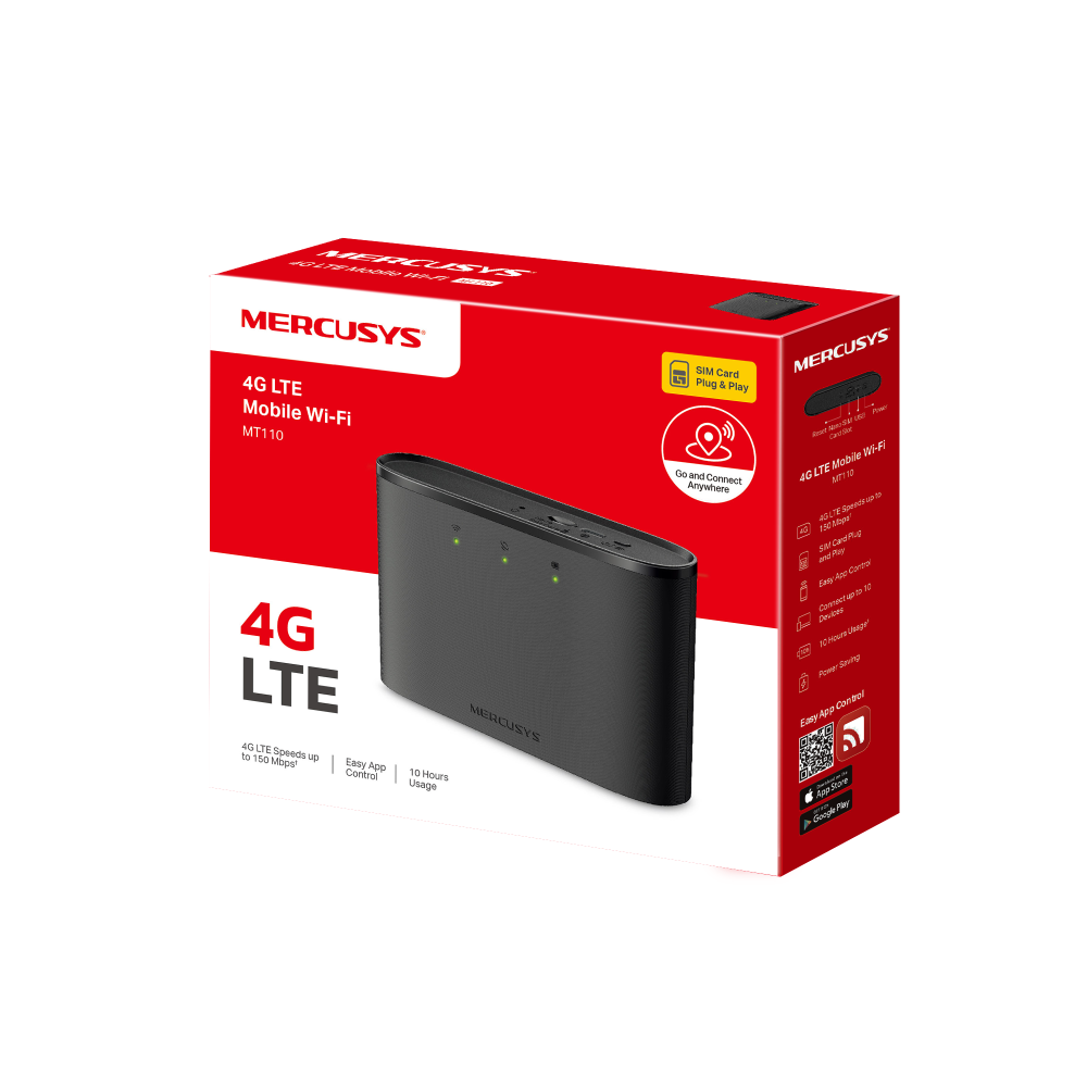 Mercusys MT110 4G LTE Mobile Wi-Fi Router