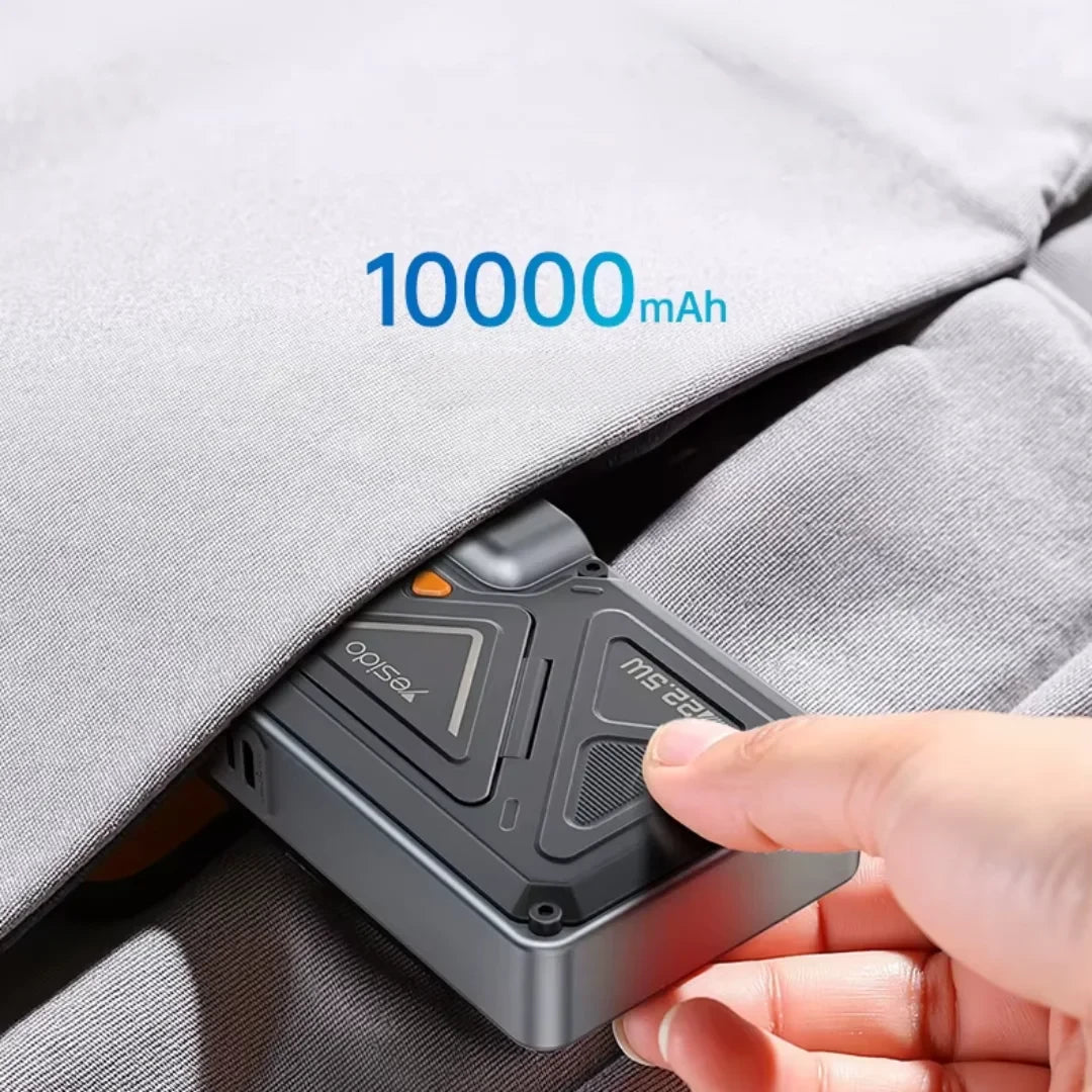 YESIDO (YP89) 5-IN-1 Fast GaN Charger & 10,000mAh 22.5W Power Bank