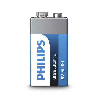 Philips Power Alkaline 6LR61 Battery 9V
