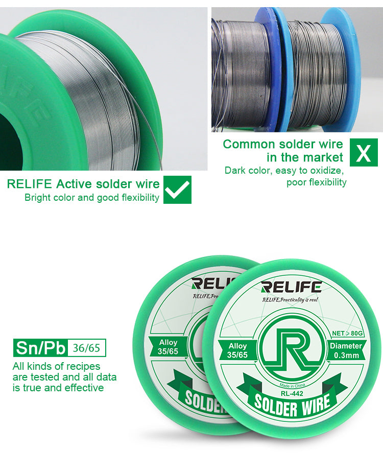 Relife Rl-442 Soldering Wire 0,3mm