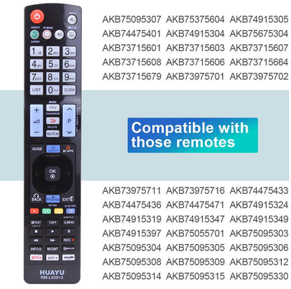 HUAYA  RM-L930+3 LG Remote control for LCD/LED/HD & 3D