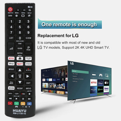HUAYU RM-L1726 V2 LG  IR Smart TV remote control