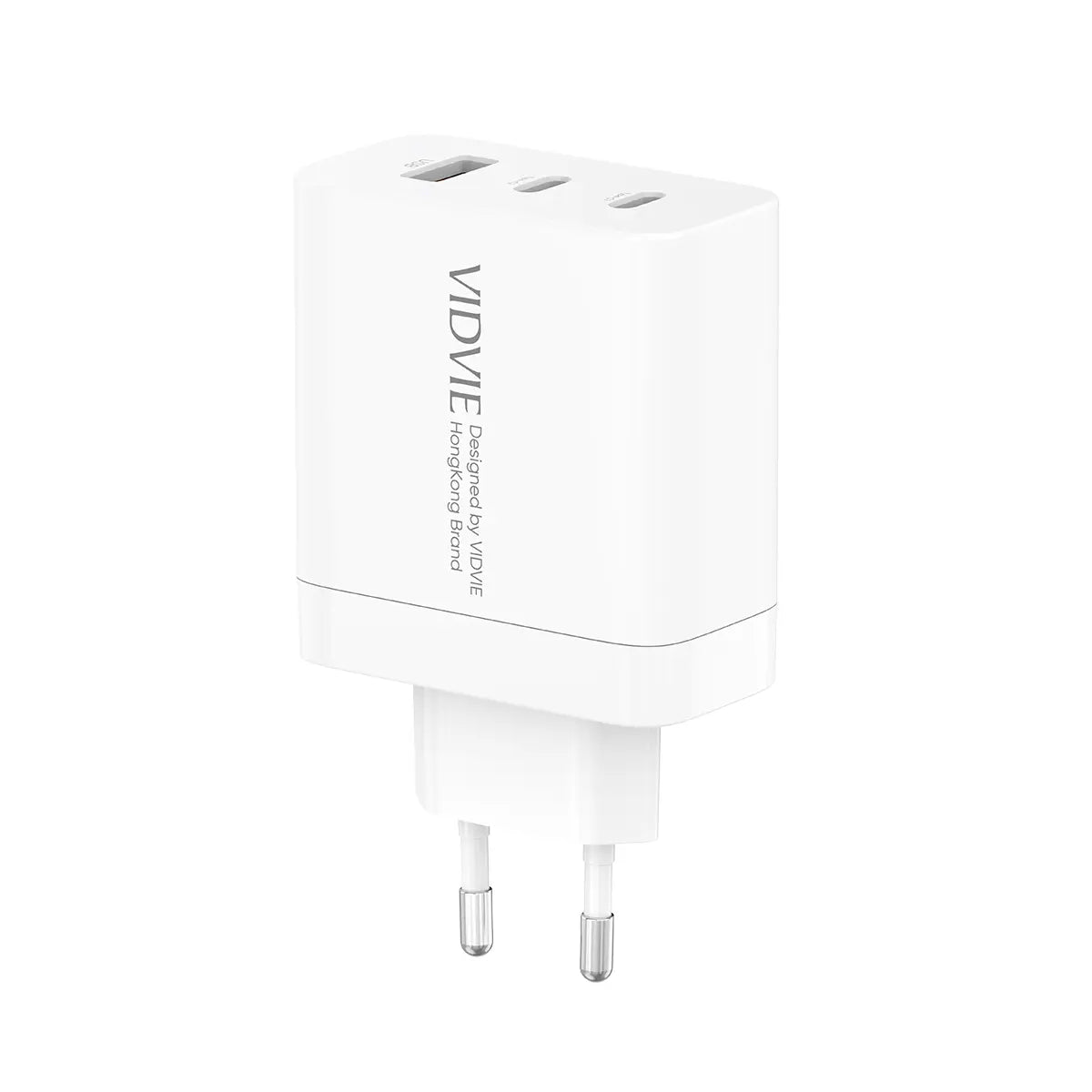 VIDVIE PLE262  Dual Type-C & USB GaN Fast Charger