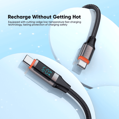 VIDVIE CB4036C&C 60W Type-C to Type-C Data Cable -1.2m