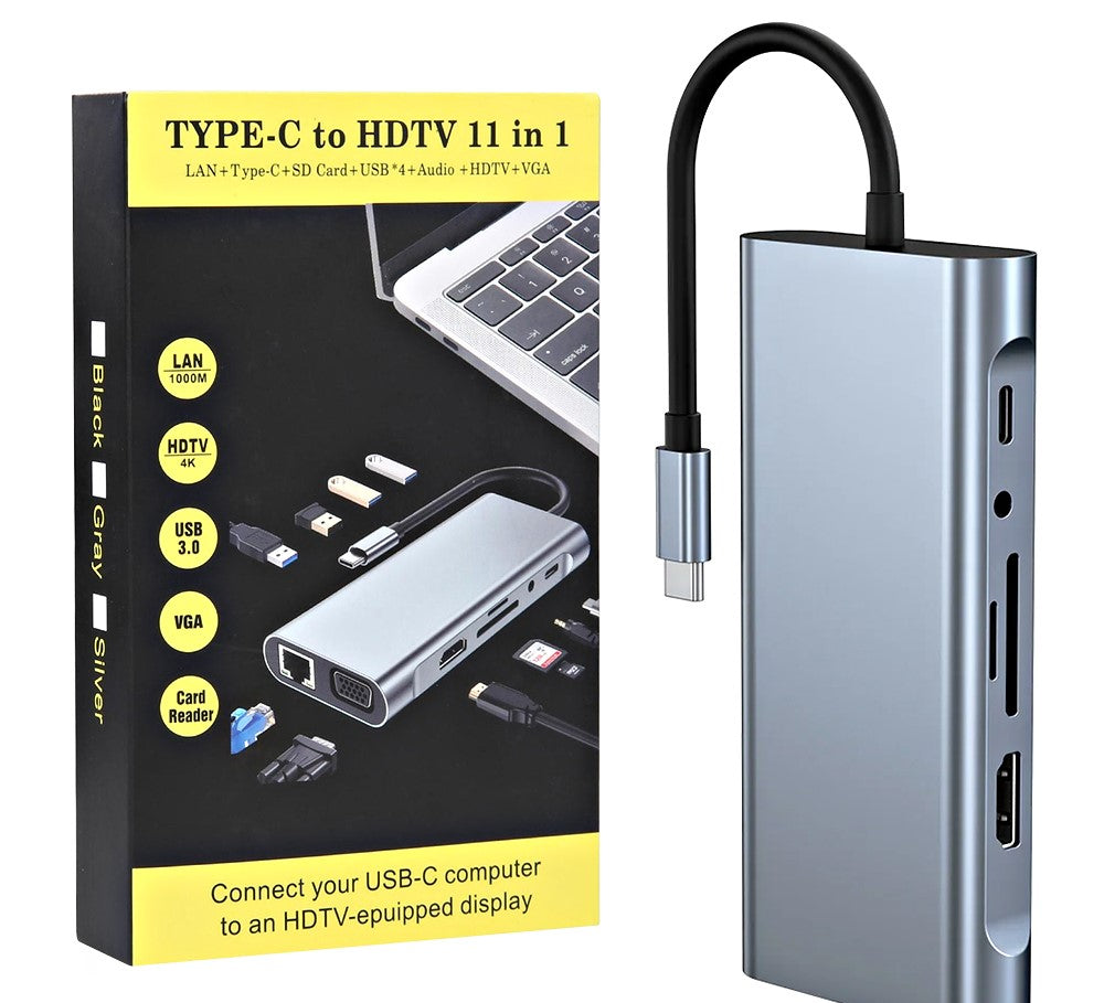 Pollen Tech 11-in-1 USB-C Docking Station