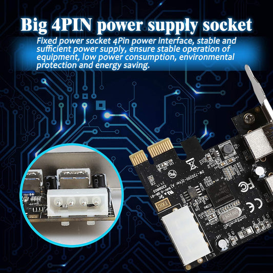 PCI Express to 2 Port USB 3.0 Adapter