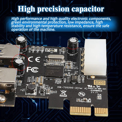 PCI Express to 2 Port USB 3.0 Adapter