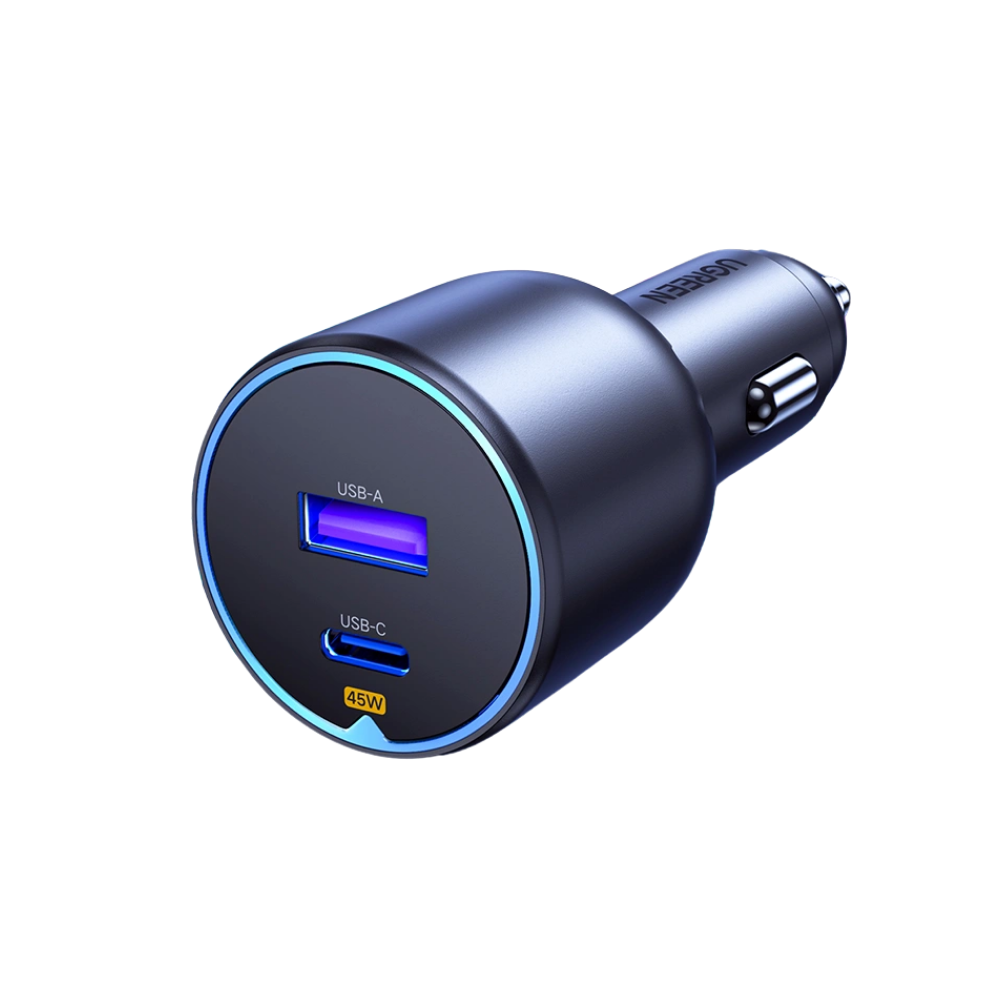 UGREEN 63W Type-C + USB A Fast Car Charger