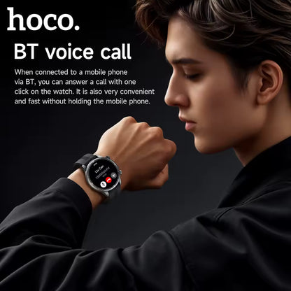 Hoco Y31 Smart Watch Bluetooth 5.3, AMOLED Display & IP68 Waterproof