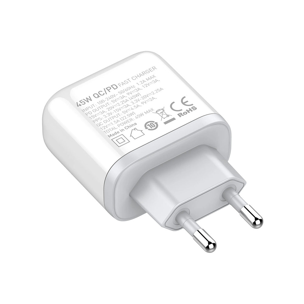 LDNIO (A2526C) - 45W Fast Wall Charger With 1 Meter Cable