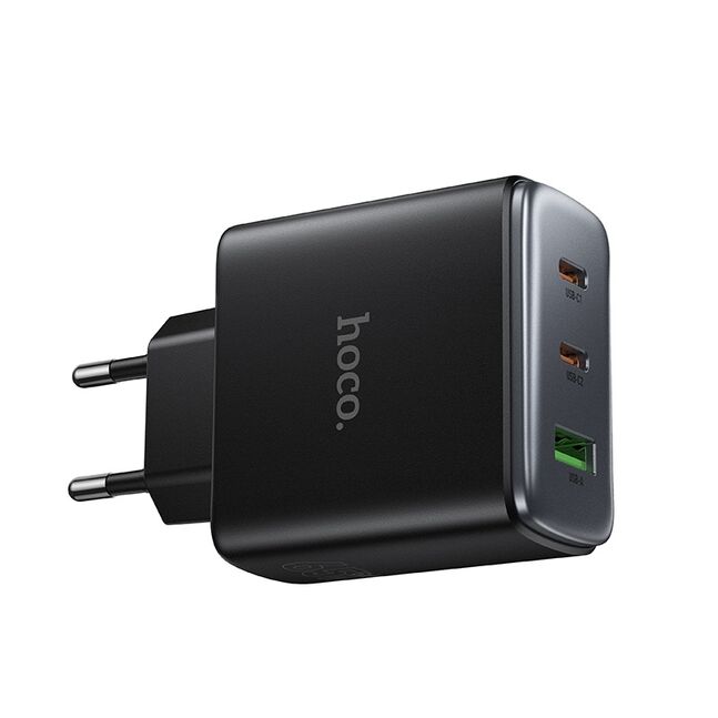 HOCO C160A 65W GaN Fast Charger USB C PD Wall Charger 3 Port Adapter