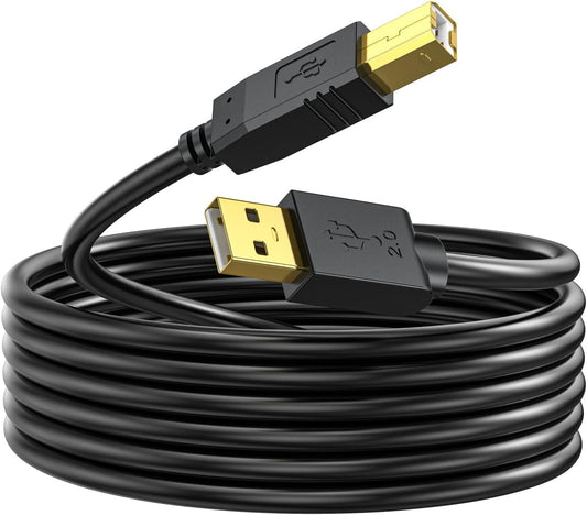 Pollen USB 2.0 Male to USB-B Male Printer Cable,