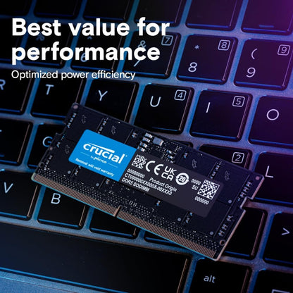 Crucial 16GB 4800MHz DDR5 SODIMM Notebook Memory