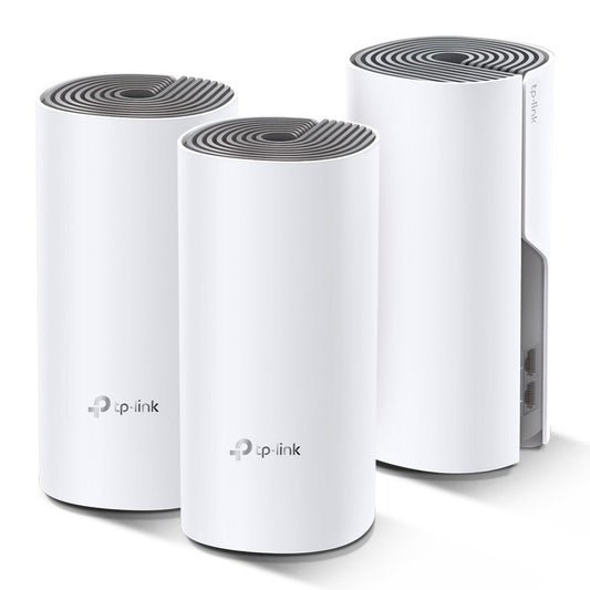 Tp-Link Deco E4 3 pack AC1200 Whole Home Wifi System 2 x 10/100 Lan Ports