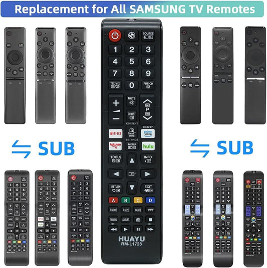 HUAYU RM-L1728 pro High Quality for Samsung BN59-01315A 4K UHD Smart IR TV Remote