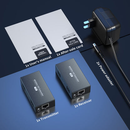 HDMI Extender 4K@60Hz Over Cat6 Up to 60 Meters