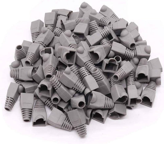 Pollen RJ45 Strain Relief Boots (Grey) - Pack of 100