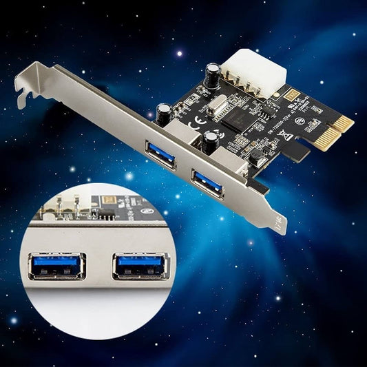 Pollen-Tech PCIe 2 Port USB 3.0 Expansion Card