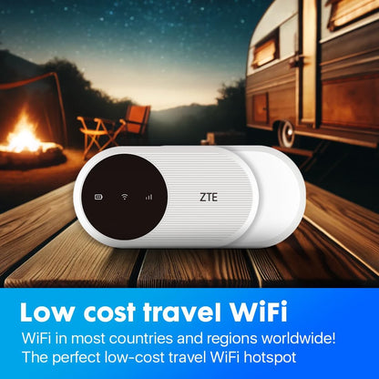 ZTE U10 Pro 4G LTE Mobile Wireless (MiFi) Router - White