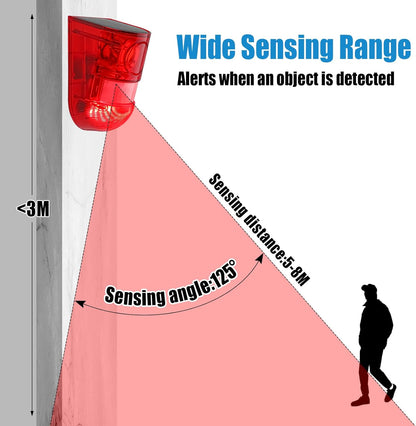Outdoor Solar Motion Sensor Alarm