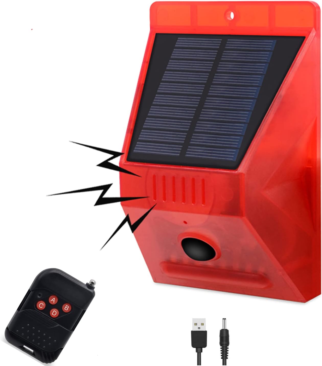 Outdoor Solar Motion Sensor Wireless Alarm