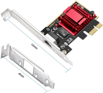 Cudy 2.5Gbps PCI-E Ethernet Adapter