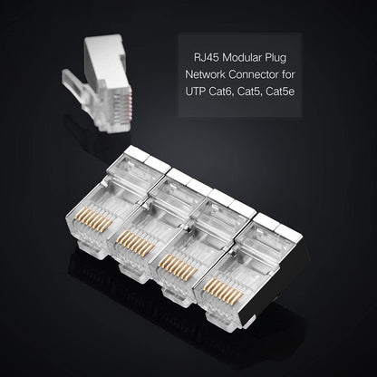 UGREEN CAT6 FTP RJ45 Modular Plugs 10 Pack