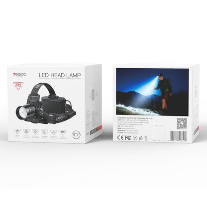 YESIDO TC13 LED Zoomable Headlamp