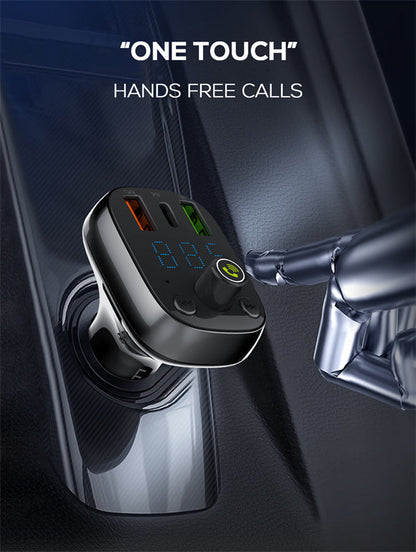 LDNIO C704Q FM Transmitter Fast Car Charger