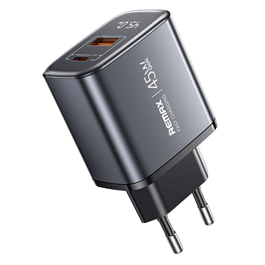 Remax U2 45W GaN Charger Digital Display Fast Charging Adapter