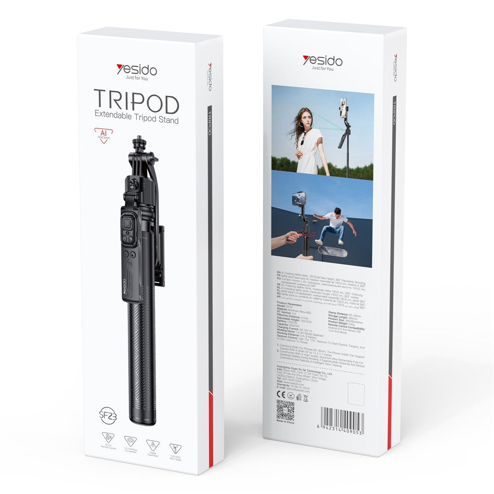 YESIDO SF23 360 Degree AI Face Tracking Tripod