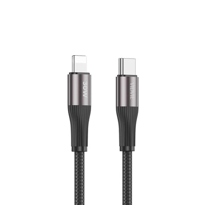 Vidvie CB4038 Braided  USB-C to Lightning Cable 30W Black 2m