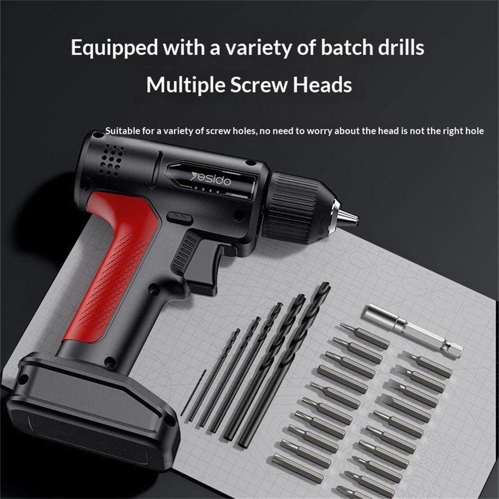 YESIDO EC36 Electric Screwdriver Set with LED