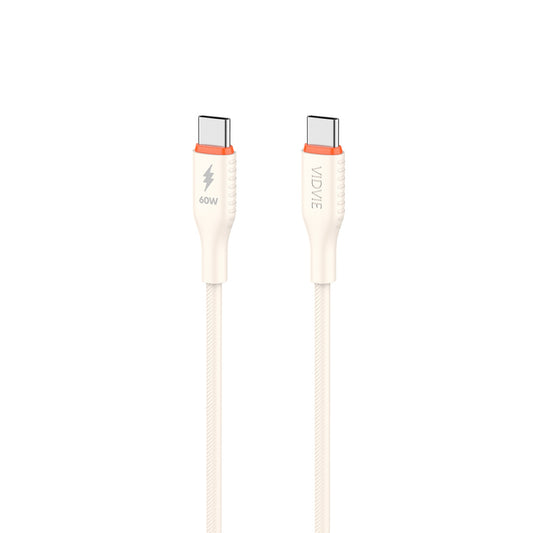 VIDVIE CB4050C&C Type-C to Type-C 60W Data Cable - 1m