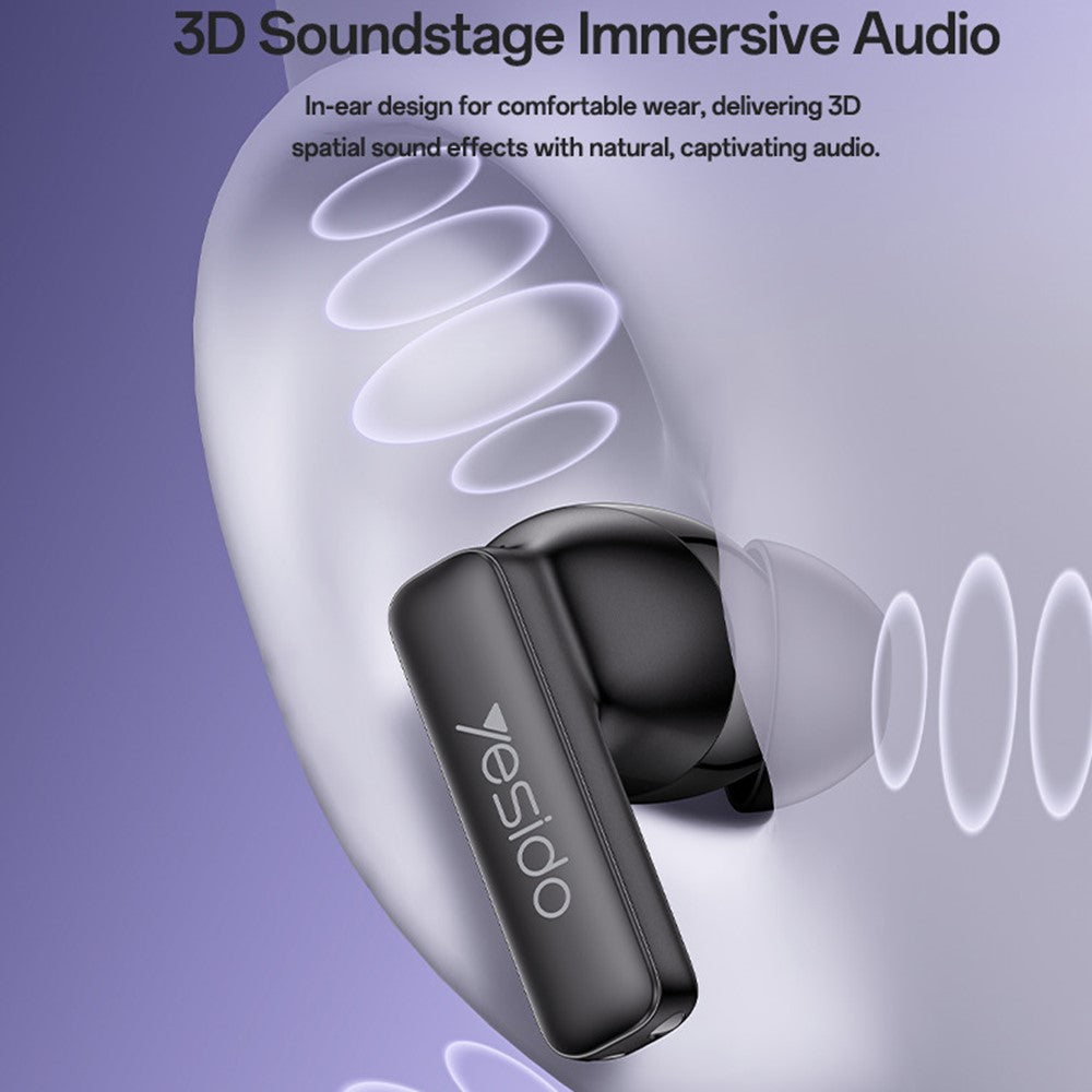 YESIDO TWS40 ANC+ENC Noise Cancellation Wireless Earbuds