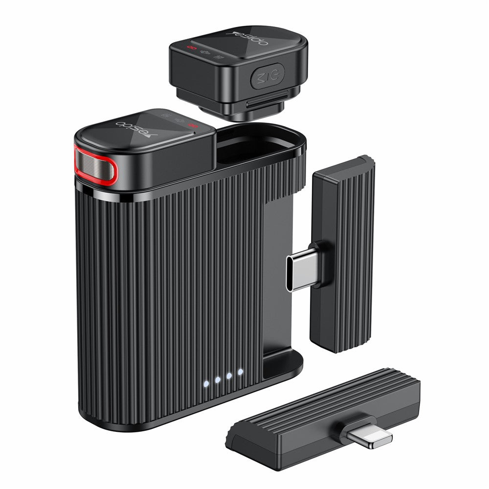 Yesido KR19 2 in 1 Magnetic Lavalier Wireless Microphone