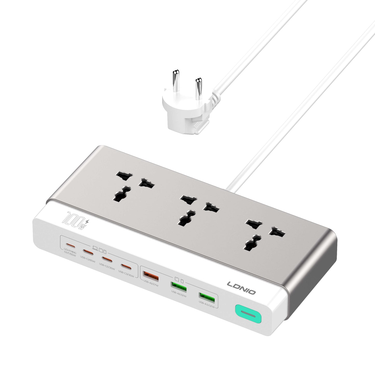 LDNIO SC3 10-in-1 GaN Desktop charging Station with 100W PD Fast Charging