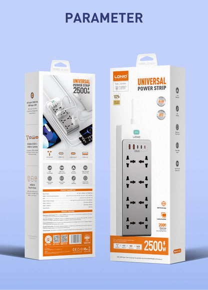 LDNIO SC4 13-in-1 Multi-function power strip