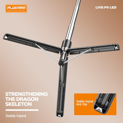 Plokama LIVE-P9 Pro Tripod Stand - 1.7m