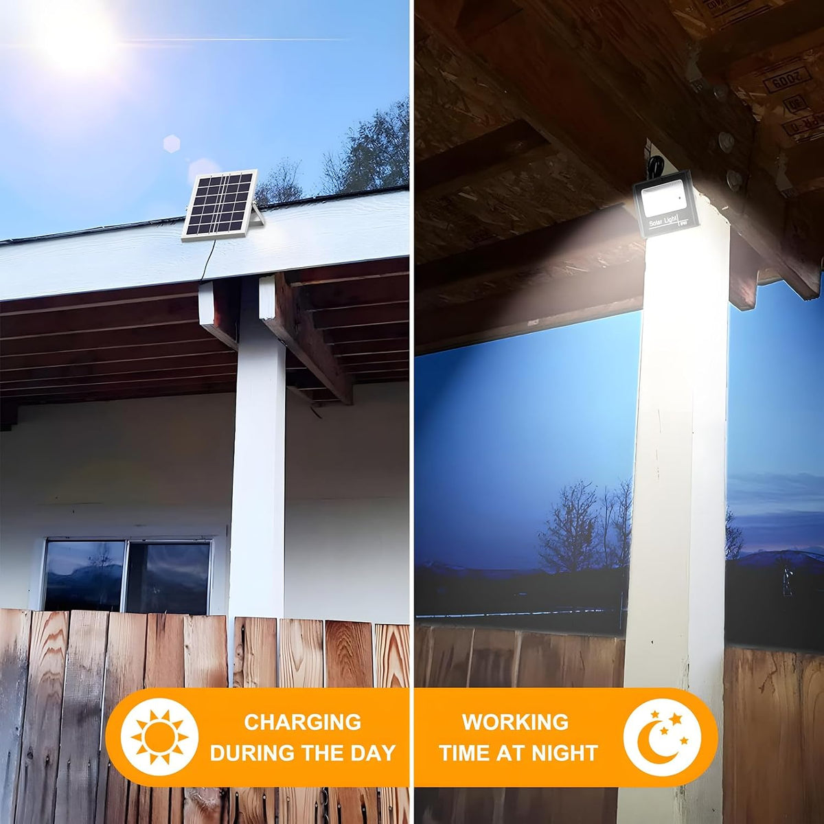 Hoco DL06 Plus 100W Solar LED Flood Light with Remote Control and Solar Panel