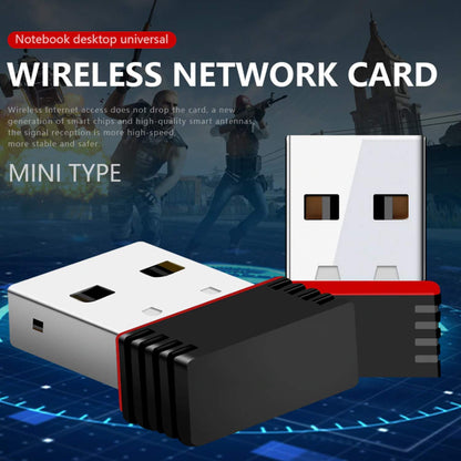 USB 2.0 Wireless 802.11N 300MBPS WiFi Adapter for PC, Laptop, Desktop