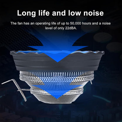 GSCol G-120Q CPU Cooler with 120mm Blue Fan