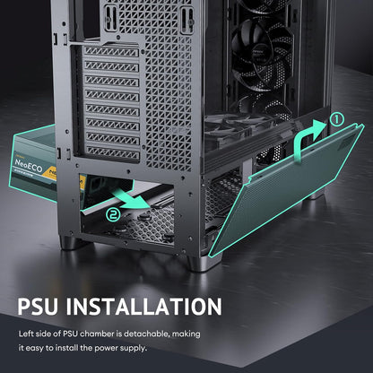 Antec FLUX PRO E-ATX Full Tower Gaming Chassis