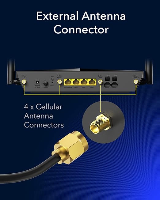 CUDY-LT700-EU-OUTCudy 4G LTE6 Dual Band 1200 Mbps Outdoor WiFi 5 Router