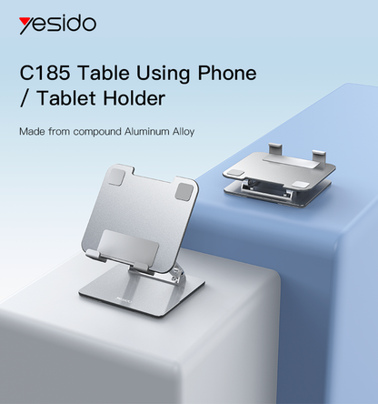 YESIDO C293 Foldable Tablet Holder with 360 Degree Rotation