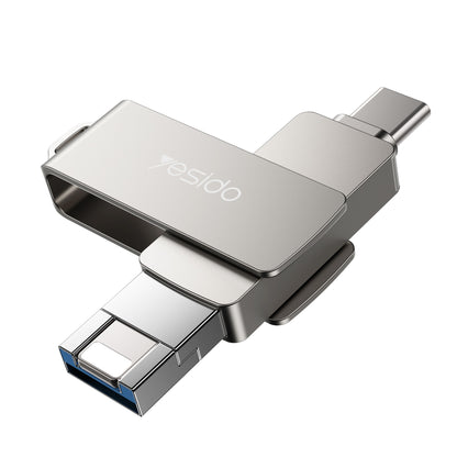 Yesido FL12 16 USB Flash Drive 3 in 1 (Type-C - Lightning & USB