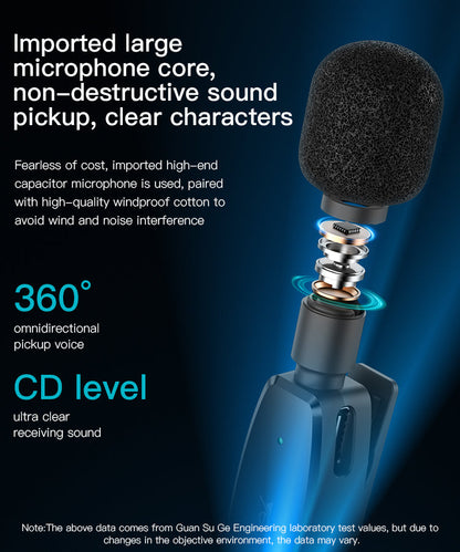 Yesido KR13 Type-C 2 Wireless MEMS Microphone
