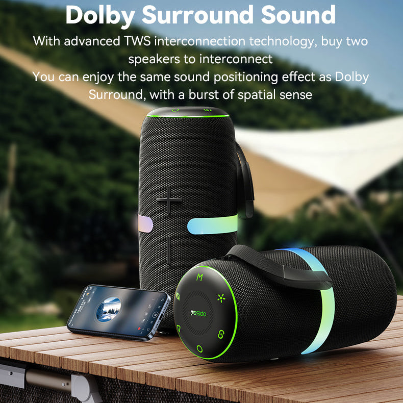 Yesido YSW22 30W Outdoor Portable Wireless BT Speaker